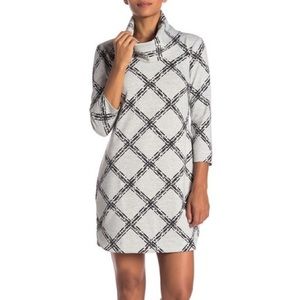 VINCE CAMUTO Knit Print Dress